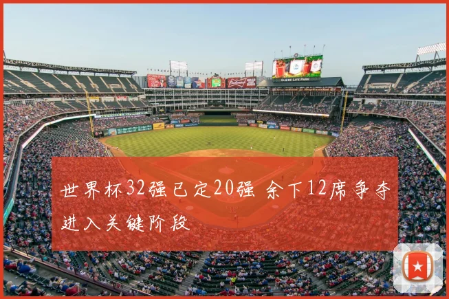 世界杯32强已定20强 余下12席争夺进入关键阶段