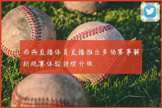 雨燕直播体育直播推出多场赛事解析观赛体验持续升级